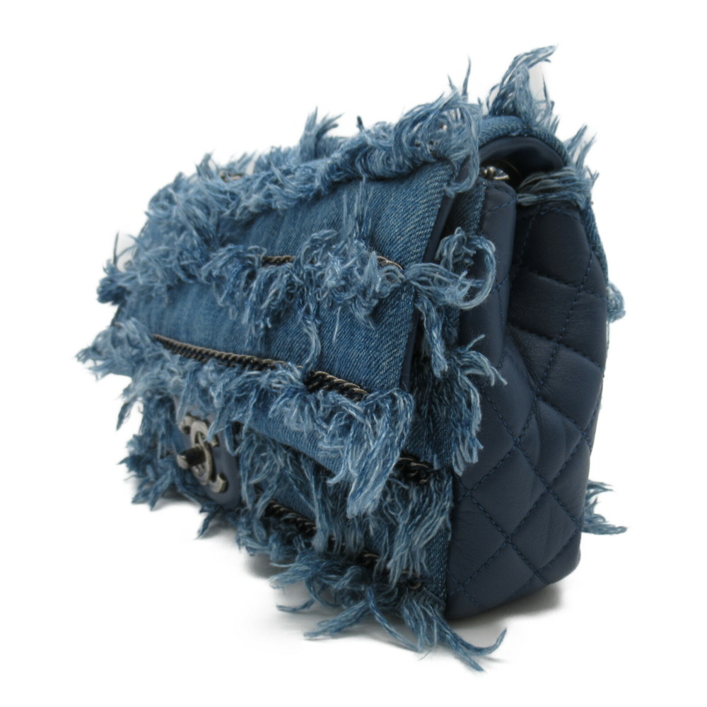 Chanel Denim Bag Blue Shoulder Chain